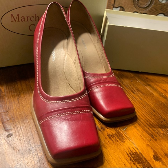 ❤️🔥New red leather heel shoe in box HushPuppies❤️ - Picture 6 of 16